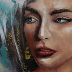 Eurofirany obraz 604 80 x 120 cm szary
