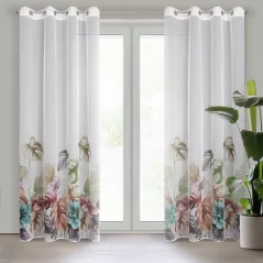 Eurofirany zasłona gotowa Nikola 140 x 250 cm biały