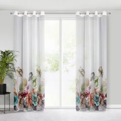 Eurofirany zasłona gotowa Nikola 140 x 250 cm biały