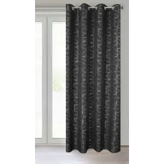 Eurofirany zasłona gotowa Evi 140X250 cm czarny