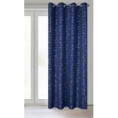 Eurofirany zasłona gotowa Evi 140 x 250 cm granatowy