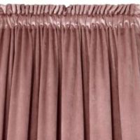 Eurofirany zasłona gotowa D91 rosa na taśmie ciemnoróżowy