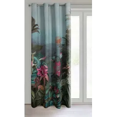 Eurofirany zasłona gotowa Aline 140 x 250 cm ciemnozielony