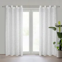 Eurofirany zasłona gotowa Elenor 140 x 250 cm biały
