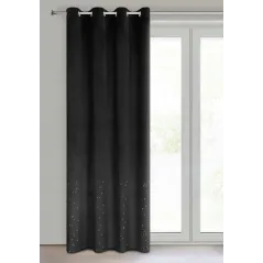 Eurofirany zasłona gotowa Ariadna 140 x 250 cm czarny