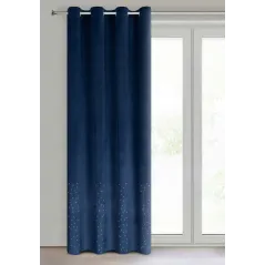Eurofirany zasłona gotowa Ariadna 140 x 250 cm granatowy