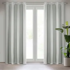 Eurofirany zasłona gotowa Rita 140 x 250 cm stalowy