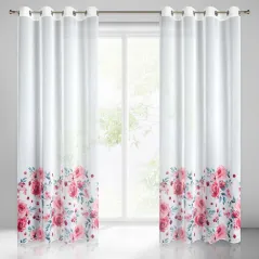 Eurofirany zasłona gotowa Carla 140X250 cm biały