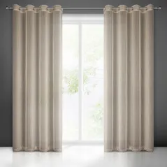 Eurofirany zasłona gotowa Adela 140X250 cm beżowy