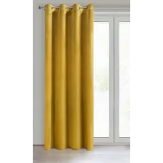 Eurofirany zasłona gotowa Melanie 140X250 cm musztardowy