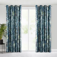 Eurofirany zasłona gotowa Grace 140X250 cm granatowy