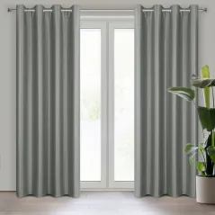Eurofirany zasłona gotowa Selina 140X250 cm stalowy