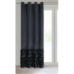 Eurofirany zasłona gotowa Carli 140 x 250 cm czarny
