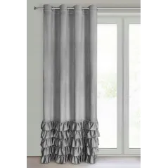 Eurofirany zasłona gotowa Carli 140 x 250 cm srebrny
