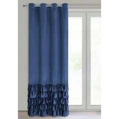 Eurofirany zasłona gotowa Carli 140 x 250 cm granatowy