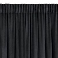 Eurofirany zasłona gotowa Carli na taśmie 140 x 250 cm czarny