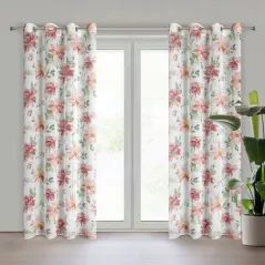 Eurofirany zasłona gotowa Debi 140 x 250 cm biały