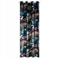 Eurofirany zasłona gotowa Alani 140 x 270 cm czarny