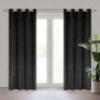 Eurofirany zasłona gotowa Ariadna 140 x 250 cm czarny