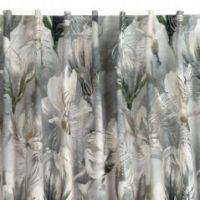 Eurofirany zasłona gotowa Sandy na taśmie 140 x 300 cm stalowy