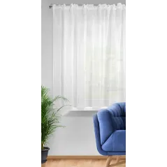 Firana gotowa Eurofirany Lucy na taśmie 400 x 150 cm biały