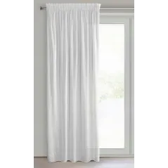 Firana gotowa Eurofirany Roxi na taśmie 140 x 270 cm biały
