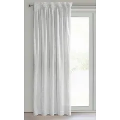 Firana gotowa Eurofirany Roxi na taśmie 140 x 270 cm biały