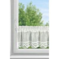 Firana gotowa Eurofirany Gabi 150 x 30 cm kremowy