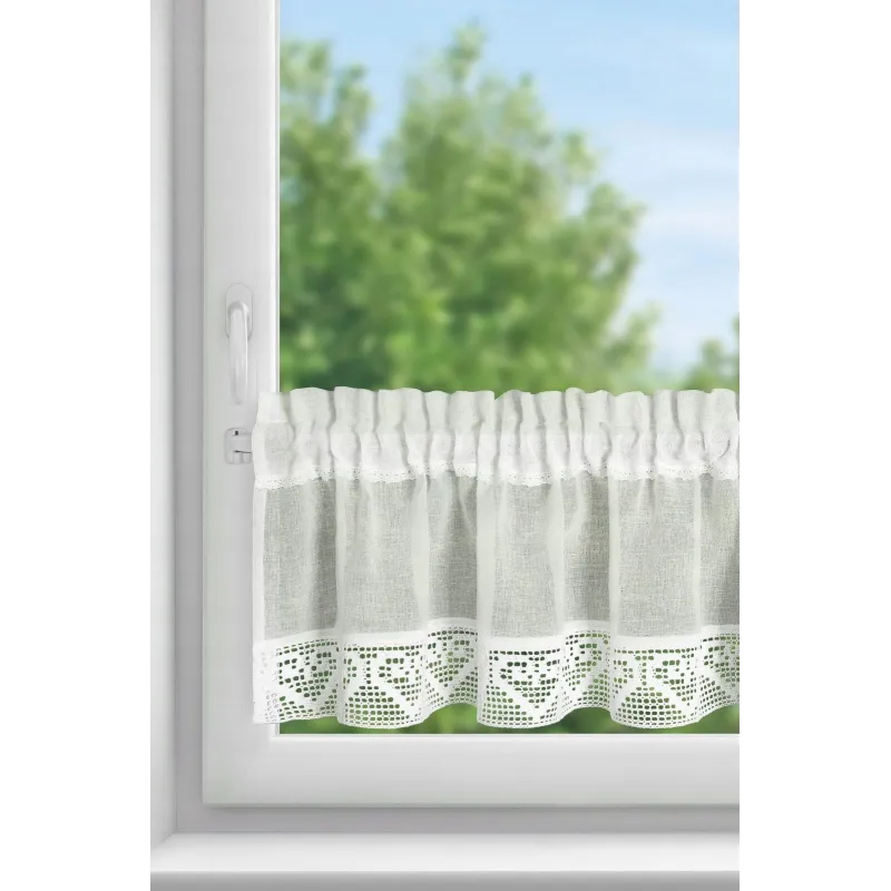 Firana gotowa Eurofirany Gabi 150 x 30 cm kremowy Firana gotowa Eurofirany Gabi 150 x 30 cm kremowy