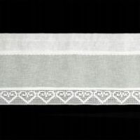 Firana gotowa Eurofirany Gabi 150 x 30 cm kremowy