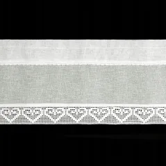 Firana gotowa Eurofirany Gabi 150 x 30 cm kremowy