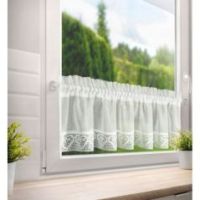 Firana gotowa Eurofirany Gabi 150 x 30 cm kremowy
