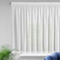 Firana gotowa Eurofirany Elena na taśmie 300 x 150 cm biały