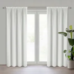 Firana gotowa Rossi na taśmie 135 x 270 cm biały