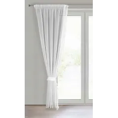 Firana gotowa Eurofirany Kira 3 na taśmie 140 x 270 cm biały