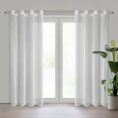 Firana gotowa Eurofirany Adri 140 x 250 cm biały