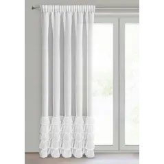 Firana gotowa Eurofirany Dani 1 na taśmie 140 x 270 cm biały