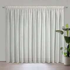 Firana gotowa Eurofirany Kleo na taśmie 350 x 270 cm biały