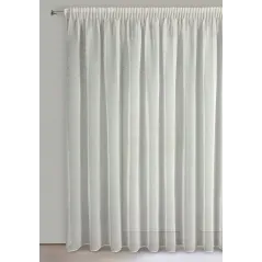 Firana gotowa Eurofirany Kleo na taśmie 350 x 270 cm biały