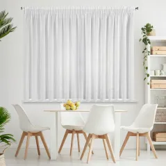 Firana gotowa Eurofirany Kleo na taśmie 350 x 145 cm biały