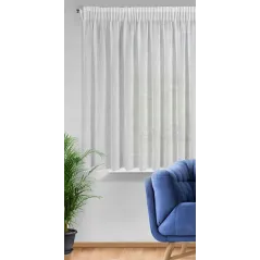 Firana gotowa Eurofirany Kleo na taśmie 350 x 145 cm biały