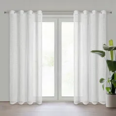 Firana gotowa Eurofirany Neli 140 x 250 cm biały