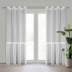Firana gotowa Eurofirany Alison 140 x 250 cm biały