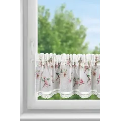 Firana gotowa Eurofirany Ari 150X30 cm biały