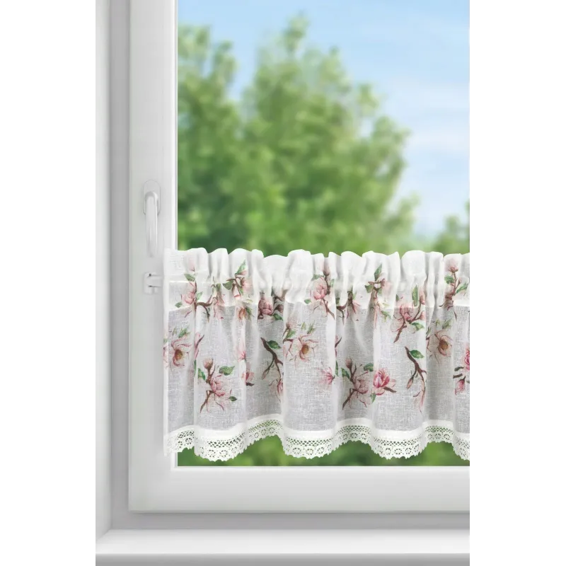 Firana gotowa Eurofirany Ari 150X30 cm biały