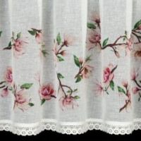 Firana gotowa Eurofirany Ari 150X30 cm biały