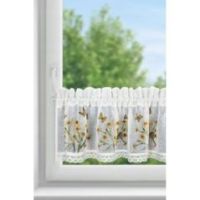 Firana gotowa Eurofirany Flora 150X30 cm biały