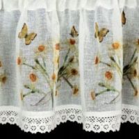Firana gotowa Eurofirany Flora 150X30 cm biały