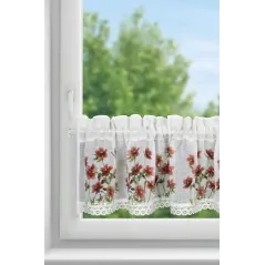 Firana gotowa Eurofirany Isa 150X30 cm biały