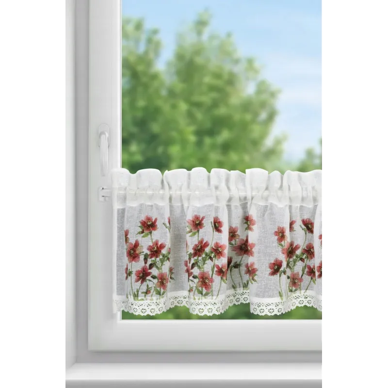 Firana gotowa Eurofirany Isa 150X30 cm biały Firana gotowa Eurofirany Isa 150X30 cm biały
